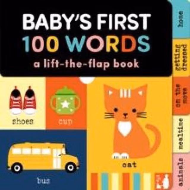 Mama Makes Books Baby's First 100 Words Multicolour Board Book