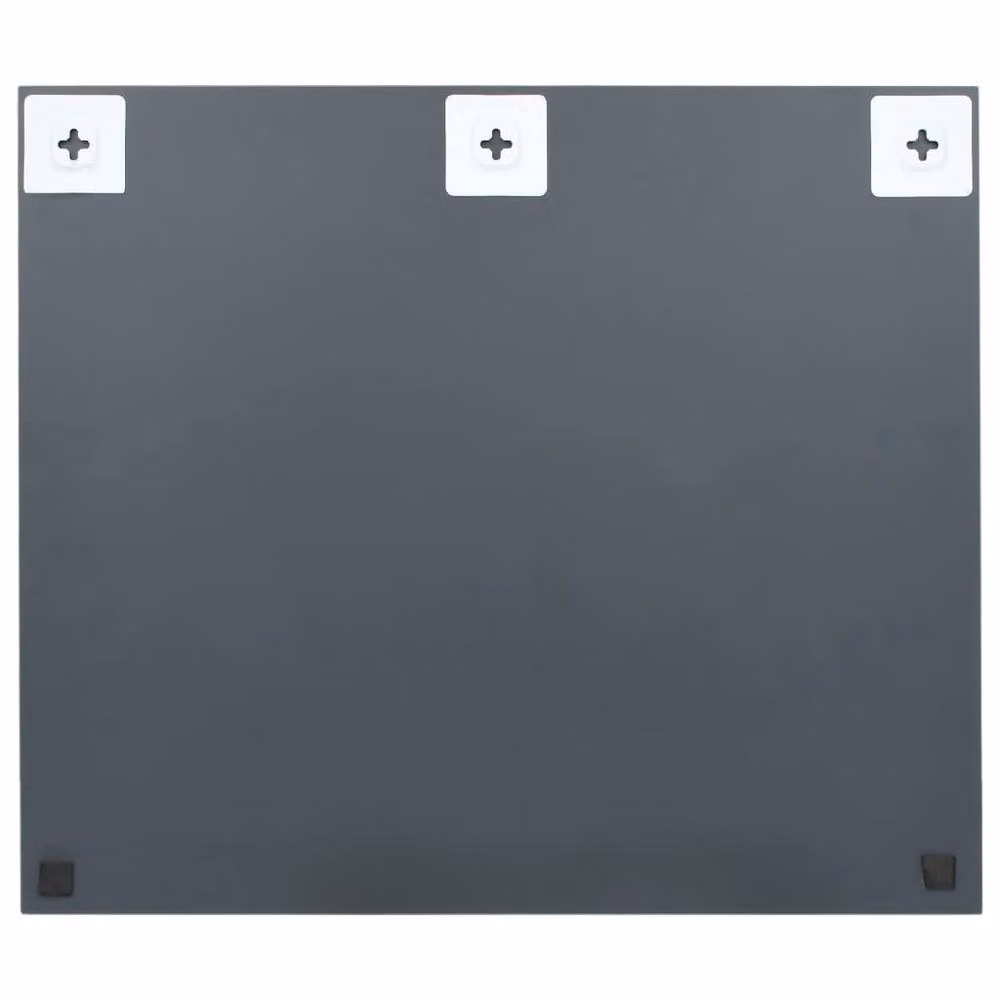 Berkfield Home Frameless Rectangular Glass Wall Mirror in Silver, W: 70 cm, H: 50 cm – 2