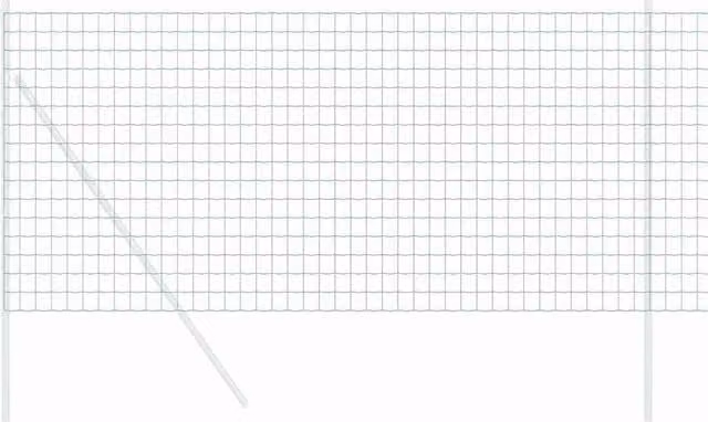 Berkfield Home Green Euro Fence Steel Metal Powder-Coated, H: 140 cm x W: 10 m