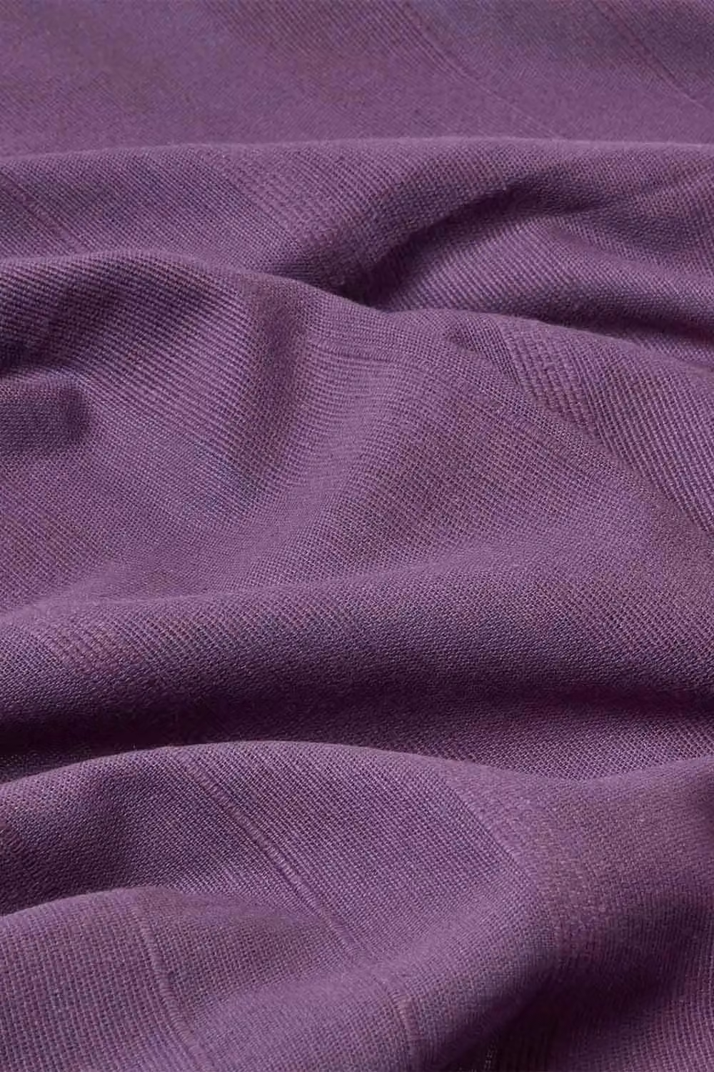Homescapes Purple Cotton Rajput Ribbed Woven Throw, W/D/H: 360 x 255 x 1 cm – 3