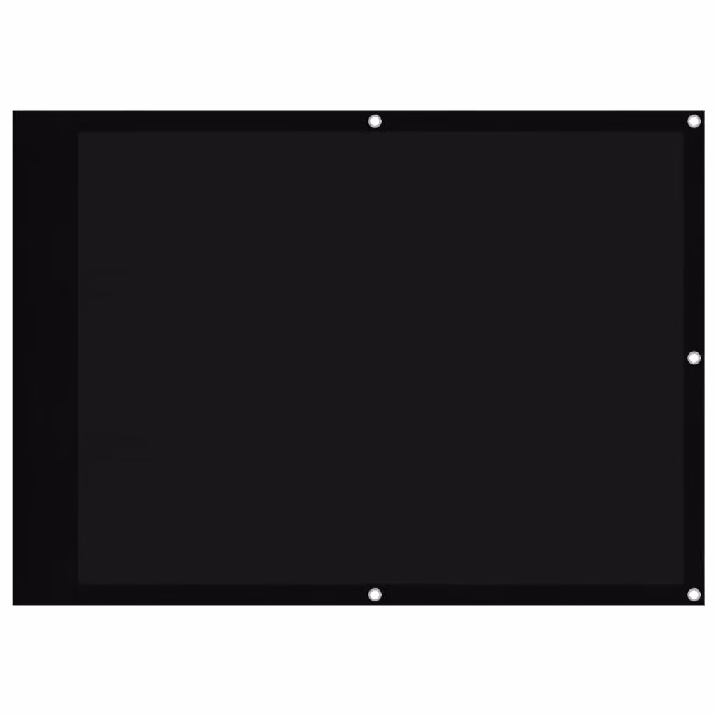 Berkfield Home Balcony Screen in Black, 100% Polyester Oxford, W: 75 cm, H: 800 cm – 2