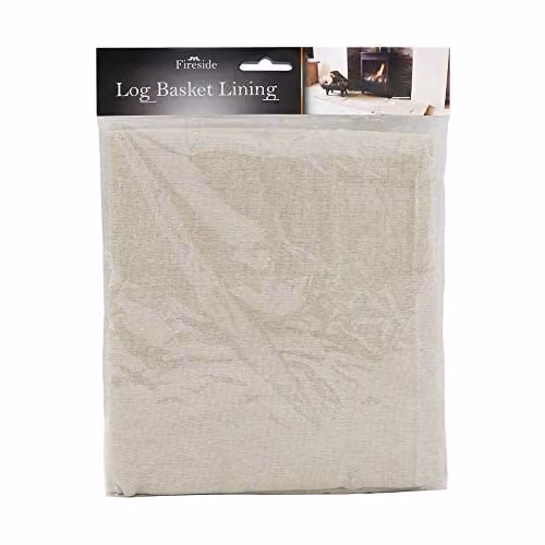 JVL Cotton Log Basket Liner in Cream – 1