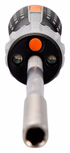 Bahco 1/4" Ratcheting Bit Holder Screwdriver with LED Light and 6 Bits in Grey and Multicolour – 2