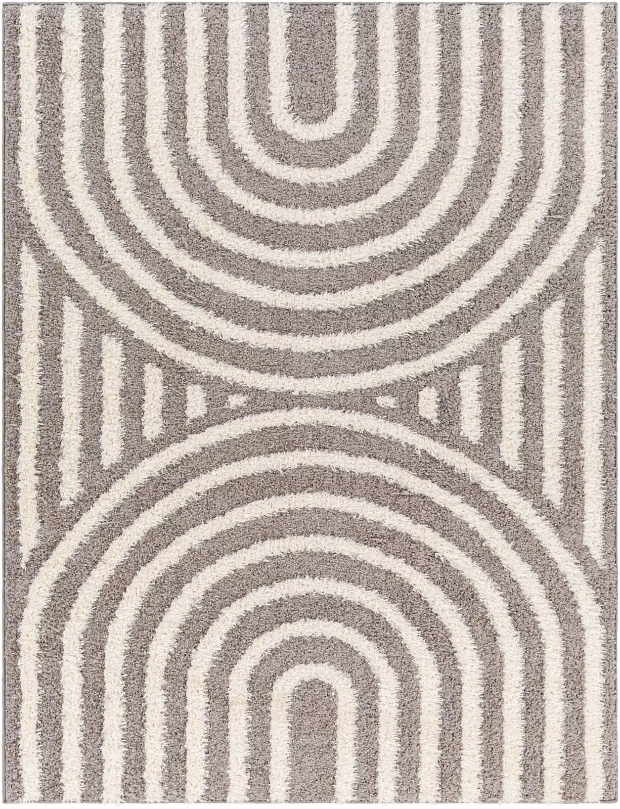 Livabliss Rodos Modern Soft Plush Pile Rug in Grey, W 200 cm x D 275 cm – 2