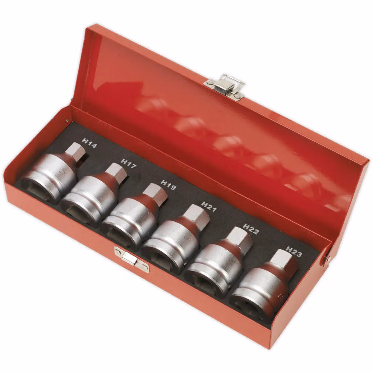 Loops 6pc Hex Socket Bit Set, 3/4 inch Square Drive, Chrome Molybdenum Steel, H14 to H23 Large Metric Allen Bolt Bits – 2