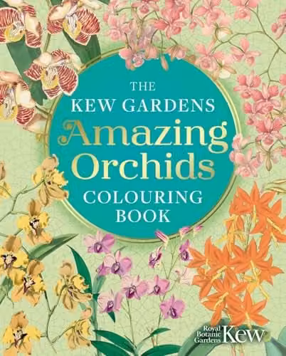 Arcturus The Kew Gardens Amazing Orchids Colouring Book, Multicolour Paper