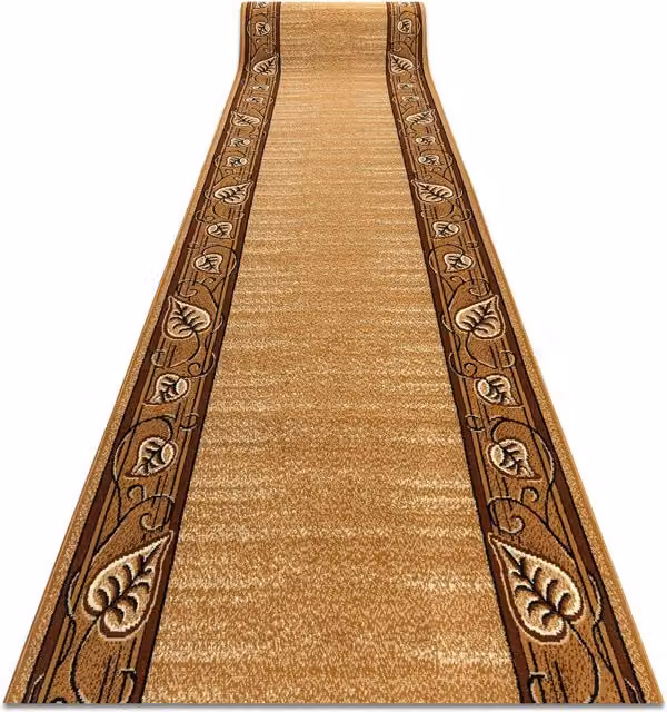 RugsX Bcf Feliks Runner in Gold, W: 140 cm, L: 290 cm – 1