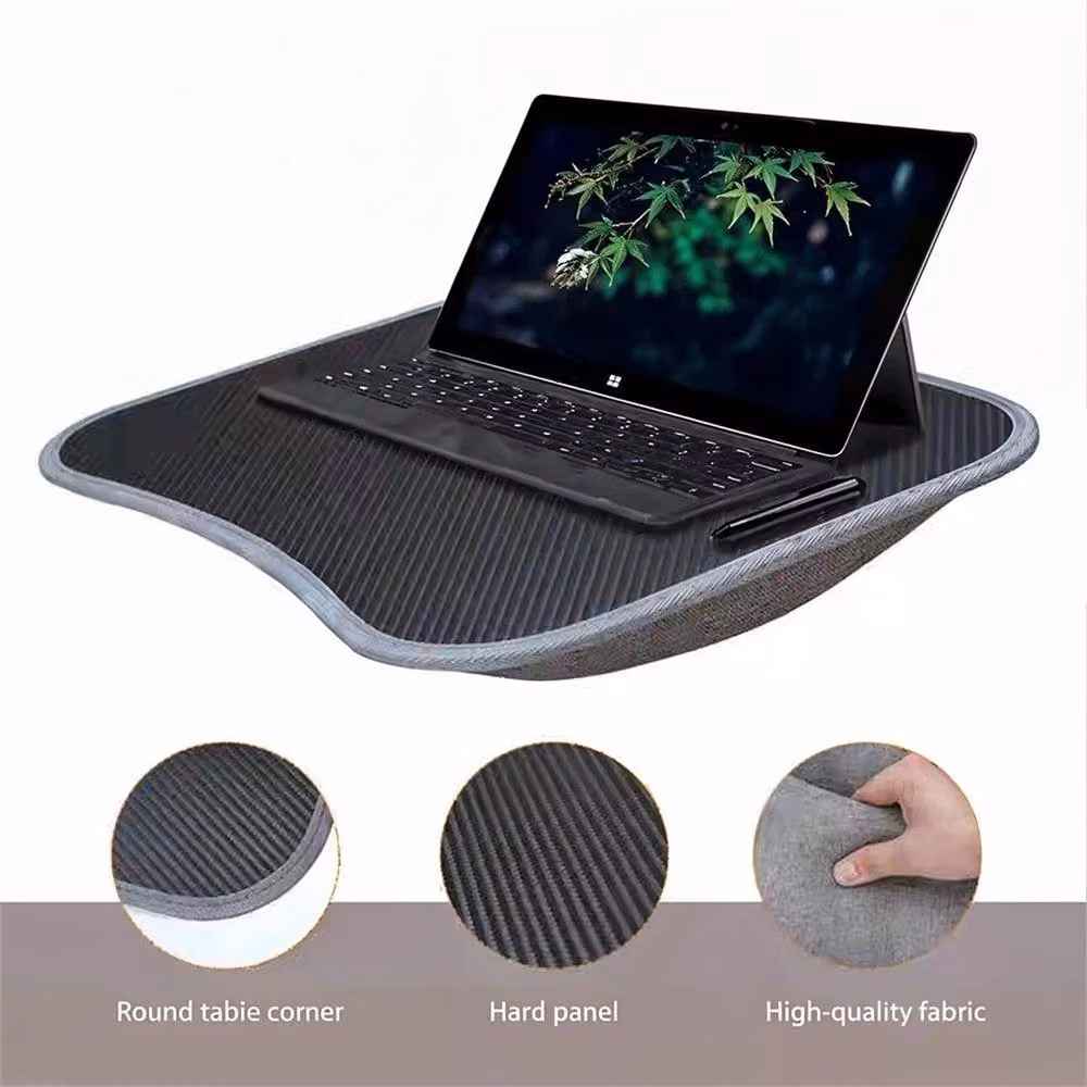 Nordara Portable Laptop Lap Desk with Cushion Tray in Grey – 4