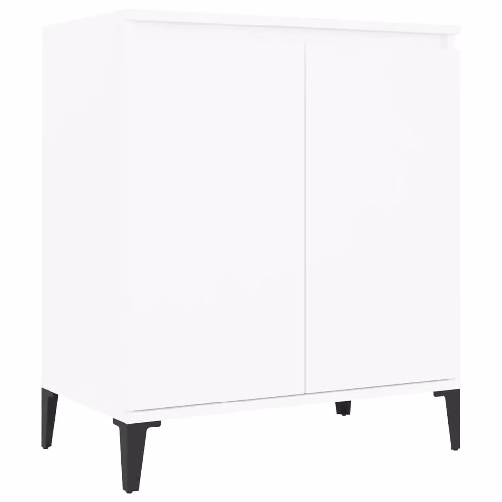 Berkfield Home White Industrial Sideboard in MDF and Metal, W/D/H: 60 x 35 x 70 cm – 2