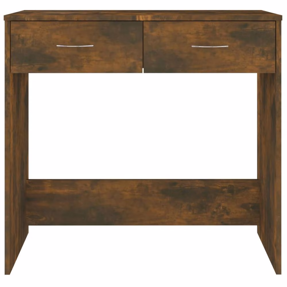 Berkfield Home Elegant Writing Desk in Smoked Oak Brown, W/D/H: 80 x 40 x 75 cm – 4