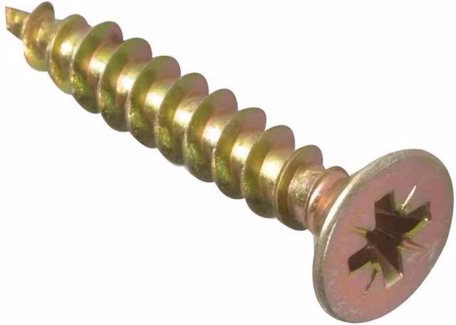 Forgefix Multi-Purpose Pozidriv Chipboard Self-Countersinking Screws, Silver, 5.0 x 30 mm – 4