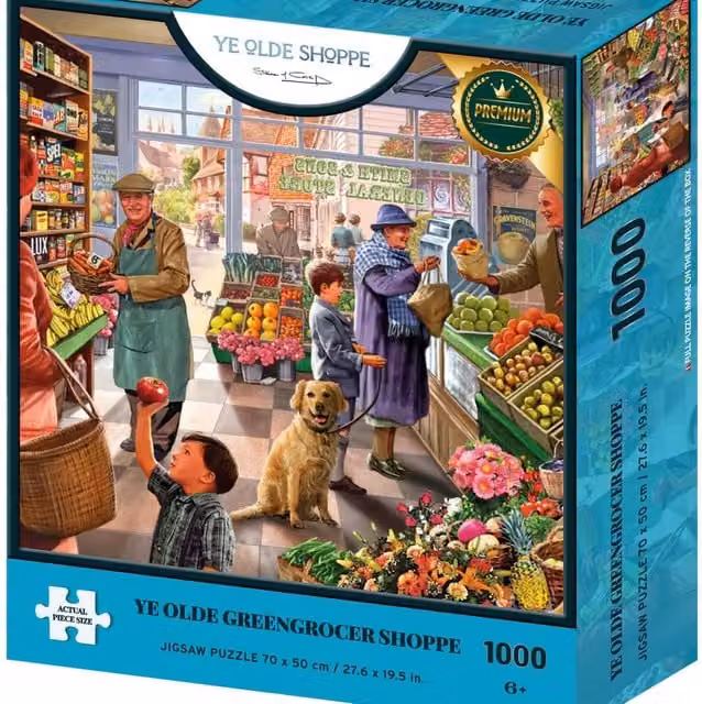 Ye Olde Collection Ye Olde Greengrocer Shoppe 1000 Piece Multicolour Jigsaw Puzzle