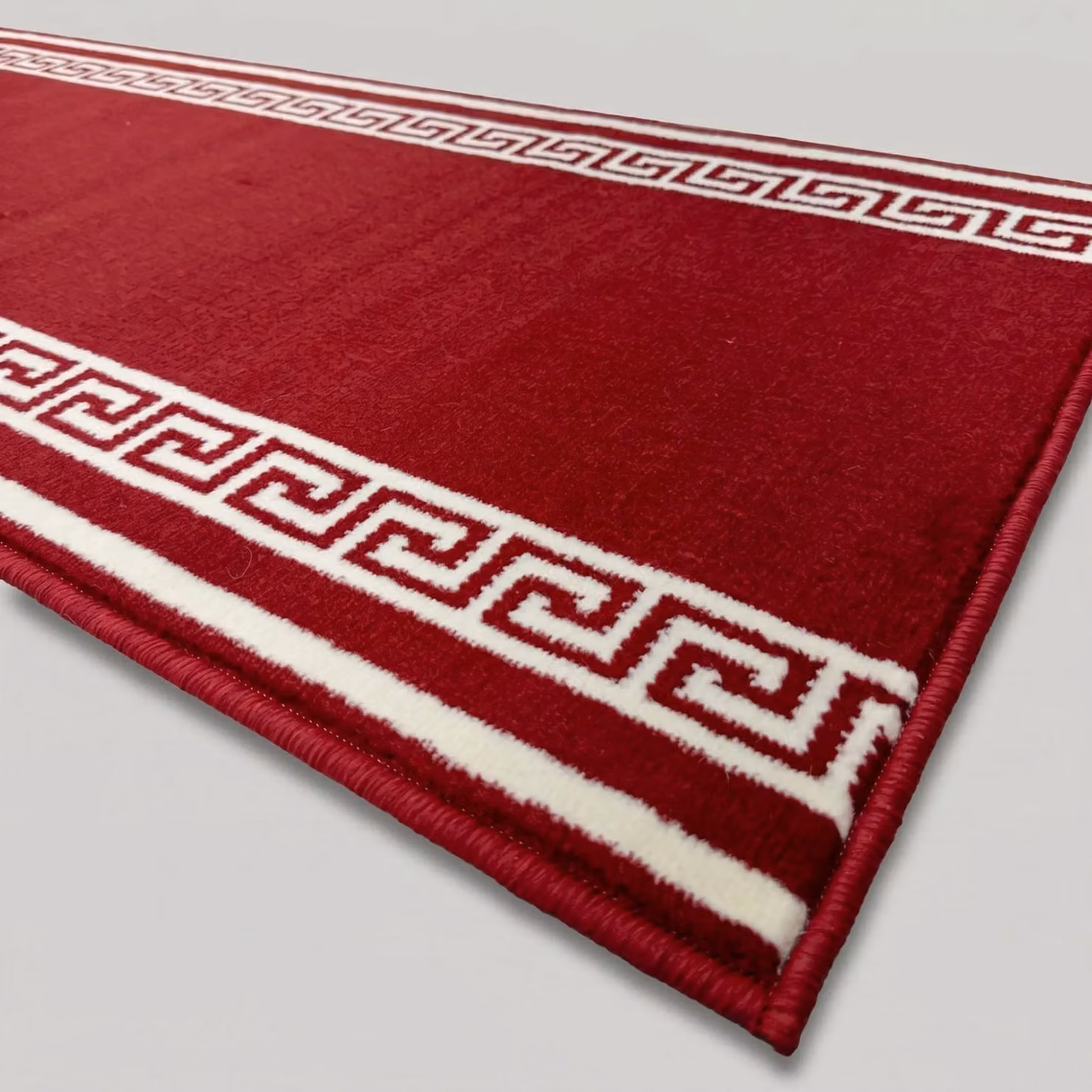 runrug Red Key Hallway Runner Rug, Machine Woven Polypropylene Carpet for Hall and Kitchen, W/D/H: 70 x 270 x 0.9 cm – 6
