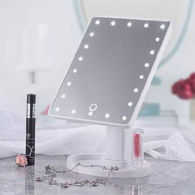 Marco Paul Modern White LED Vanity Light Mirror