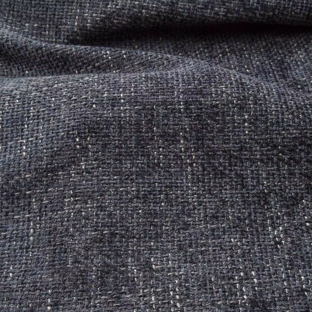 Furnishings For Less UK Kenzo U-Shaped 4-5 Seater Chenille Fabric Sofa in Navy Blue – 5