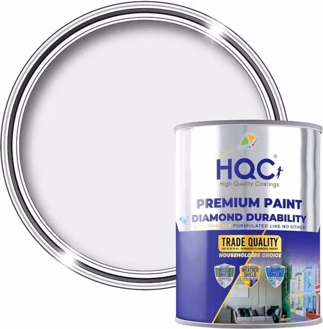 HQC PAINTS Exterior Wall Insulating Masonry Paint, Light Grey, 1 l – 1