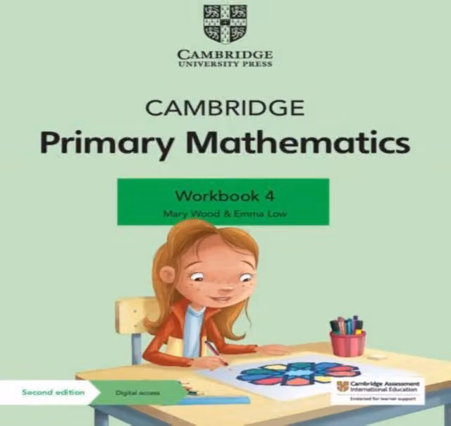 Mary Wood Cambridge Primary Mathematics Workbook 4 with Digital Access