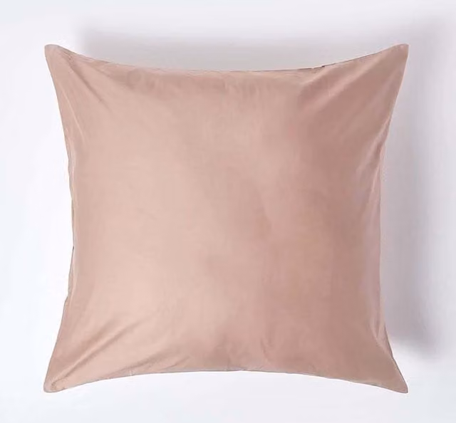 Homescapes Egyptian Cotton Pillowcase, 1000 Thread Count, Beige, 80 x 80 cm