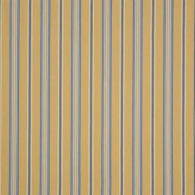 iLiv Portico Striped Cotton Fabric Ochre Yellow Adult Cushion