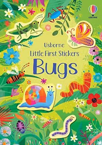 Usborne Little First Stickers Bugs Multicolour Paper Sticker Book