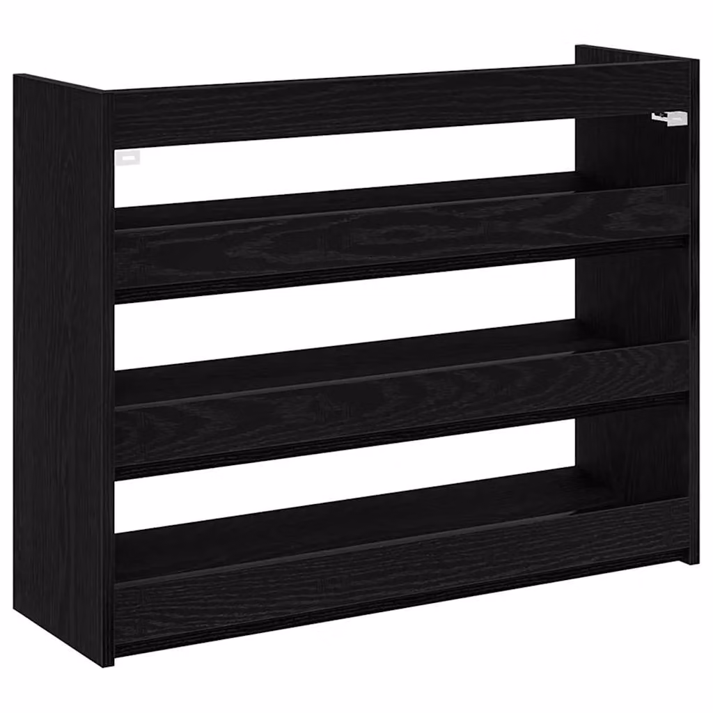 Berkfield Home Black Modern Shoe Rack, W/D/H: 80 x 25 x 62 cm – 5