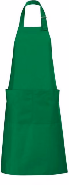 SOL'S Gala Long Bib Apron for Adults in Dark Green