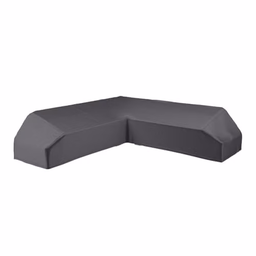 AeroCover Platinum L-Shape Corner Sofa Garden Set in Grey, W/D/H: 255 x 255 x 90 x 70 cm – 1