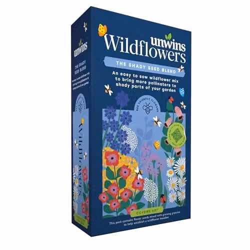 Unwins Shady Wildflower Seed Blend, 1.2kg – 1