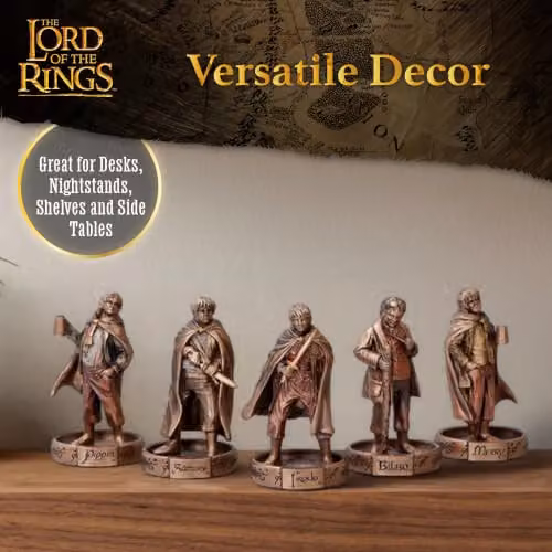 Nemesis Now Lord of the Rings Shire Hobbits Bronze Figurines – 3