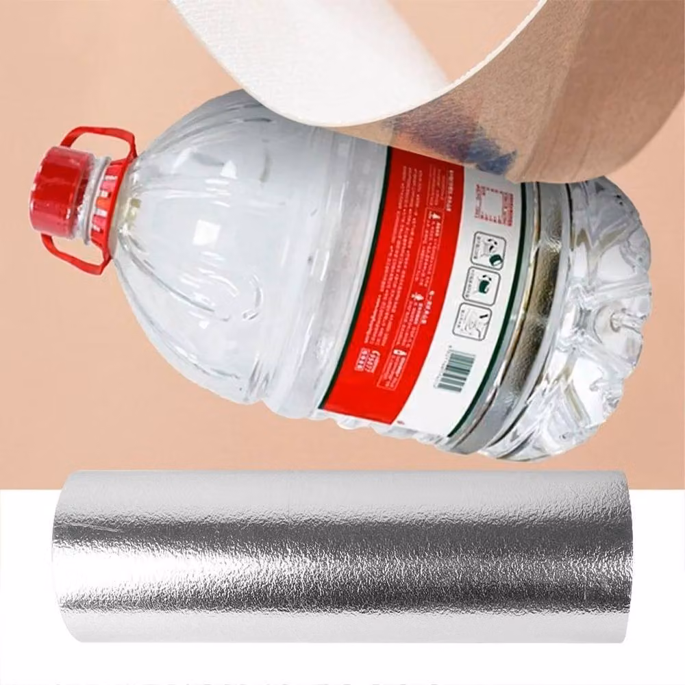 NESTLUNE Self Adhesive Thermal Insulation Wallpaper, White, W: 100 cm, H: 15 cm, L: 10 m – 2