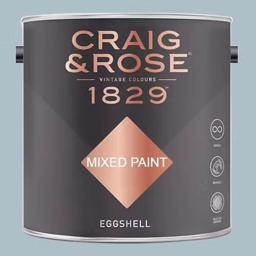 Craig & Rose 1829 Paint Stop Eggshell Blue 2.5l