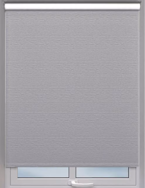 Terrys Made to Measure Grey Blackout Textile Roller Blind