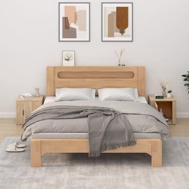 Berkfield Home Set of 2 Sonoma Oak Bedside Cabinets in Brown, W: 50 cm, D: 39 cm, H: 47 cm – 1