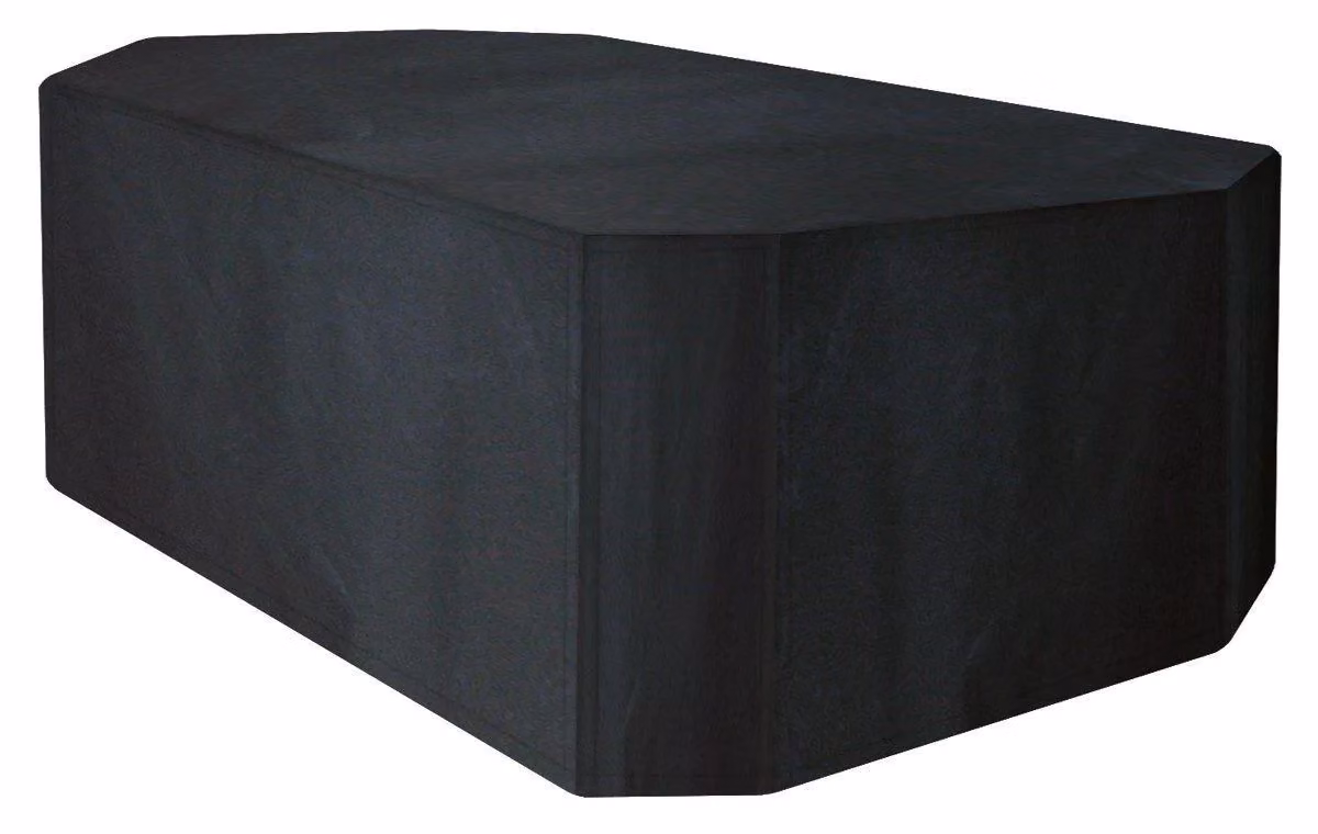 Primrose Black Premium Rectangular 6 Seater Furniture Set Cover, W: 270 cm, D: 89 cm – 3