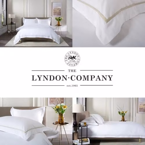 The Lyndon Company Hampstead 200 Thread Count 100% Cotton Duvet Cover and Pillowcase Set in Sand, W/D/H: 180 x 200 cm – 5