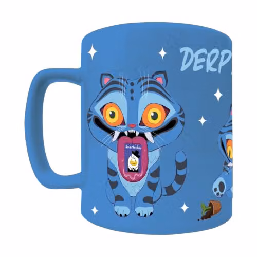 Pyramid International K-POP Demon Hunters Derpy Fuzzy Mug in Blue – 2