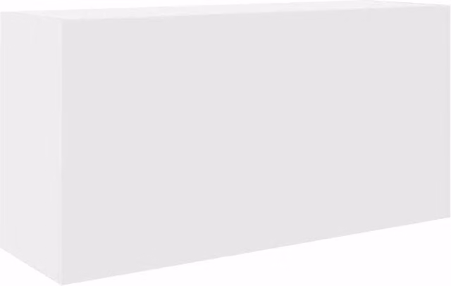 Berkfield Home White Wall Mounted Bathroom Cabinet with Hinged Doors and Internal Shelves W/D/H: 80 x 25 x 40 cm