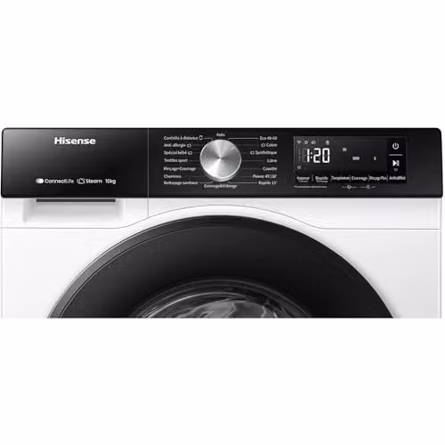 Hisense 3S Series WF3S1043BW3 Front Loader Washing Machine, 10.5kg, 1400 rpm, White, A Rated – 4
