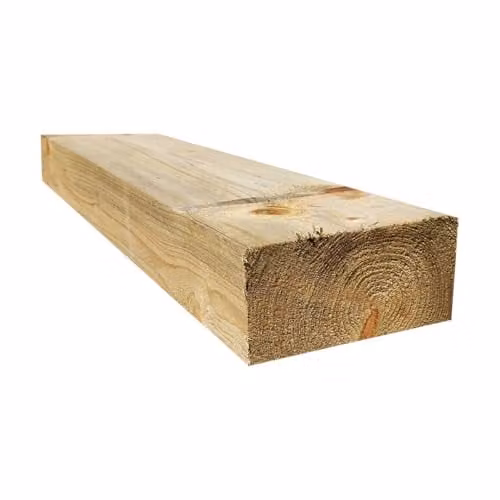 Snowdon Brown Treated Timber Garden Sleeper 2 Pack, W: 20 cm, L: 120 cm