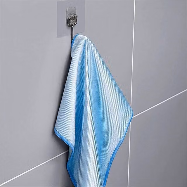 Nordara 10-Pack Blue Microfibre Glass Window Cleaning Cloths, 40 x 40 cm