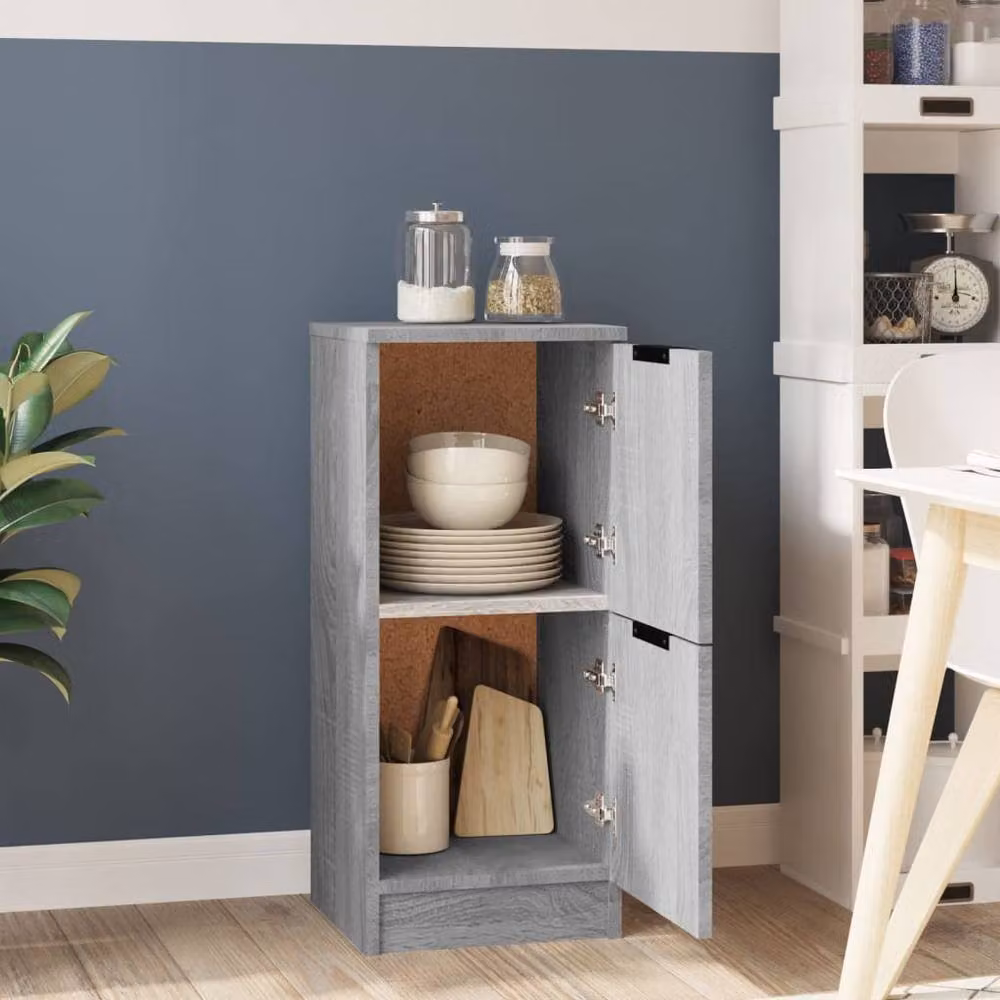 Berkfield Home Grey Sonoma Sideboard in Engineered Wood W/D/H: 30 x 30 x 70 cm – 2