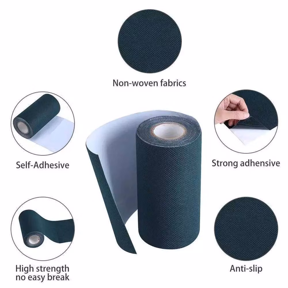 Kelvenix Self Adhesive Waterproof Artificial Grass Joining Tape in Dark Green, W: 52 cm, L: 1000 cm – 3
