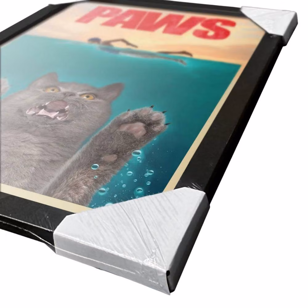 Vincent Hie Paws Print Multicolour Animal Print Paper Poster – 2