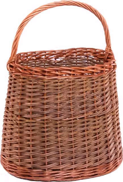 Red Hamper Wicker Orchard Collecting Basket in Brown, Green or Red, W/D/H: 38.0 x 32.0 x 19.0 cm – 1