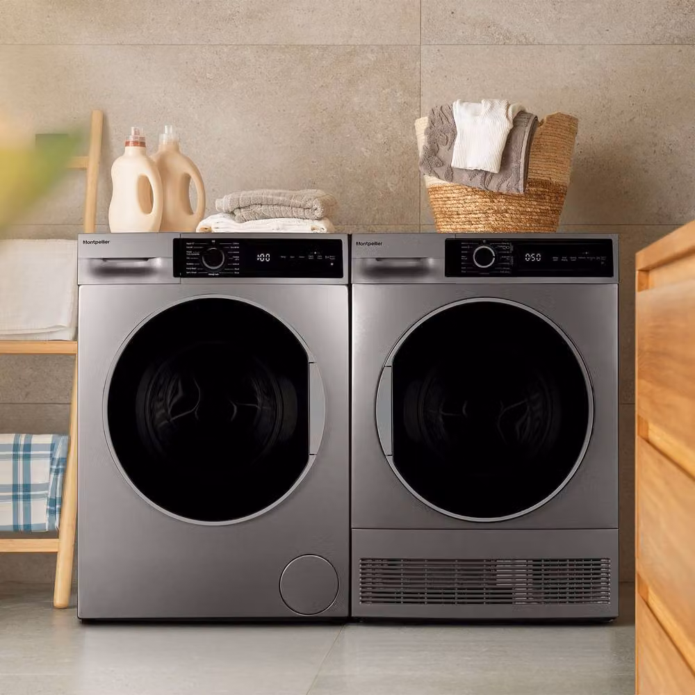 Montpellier Silver 8kg Front Loader Freestanding Washing Machine with 1400 RPM and Quick Wash Function, Energy Rating A – 4