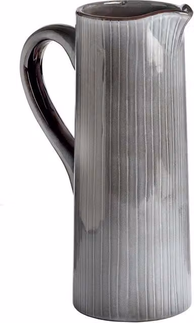 KDMK Scandinavian Plain Ceramic Tabletop Display Jug in Grey