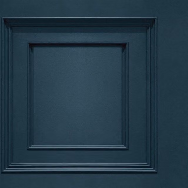 Belgravia Oliana Abstract Navy Blue Matt Panel Wallpaper