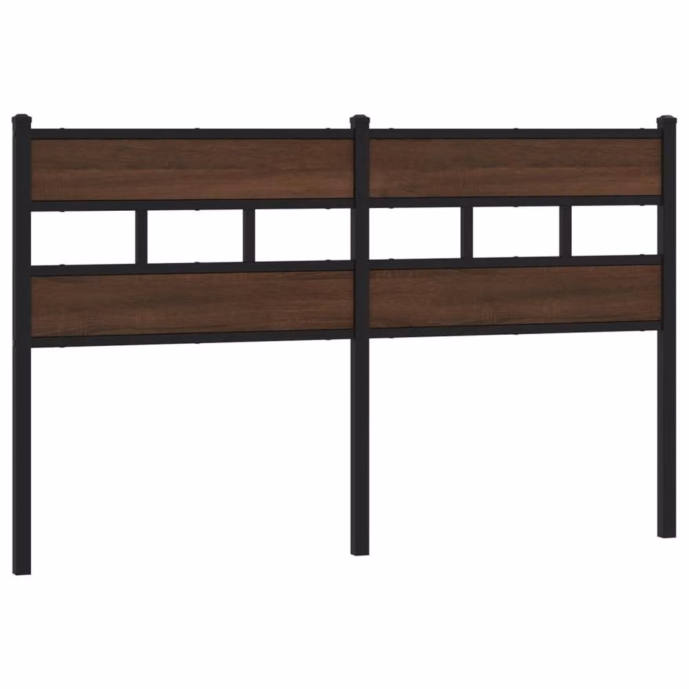Berkfield Home Brown Oak Headboard, Width: 140 cm – 2
