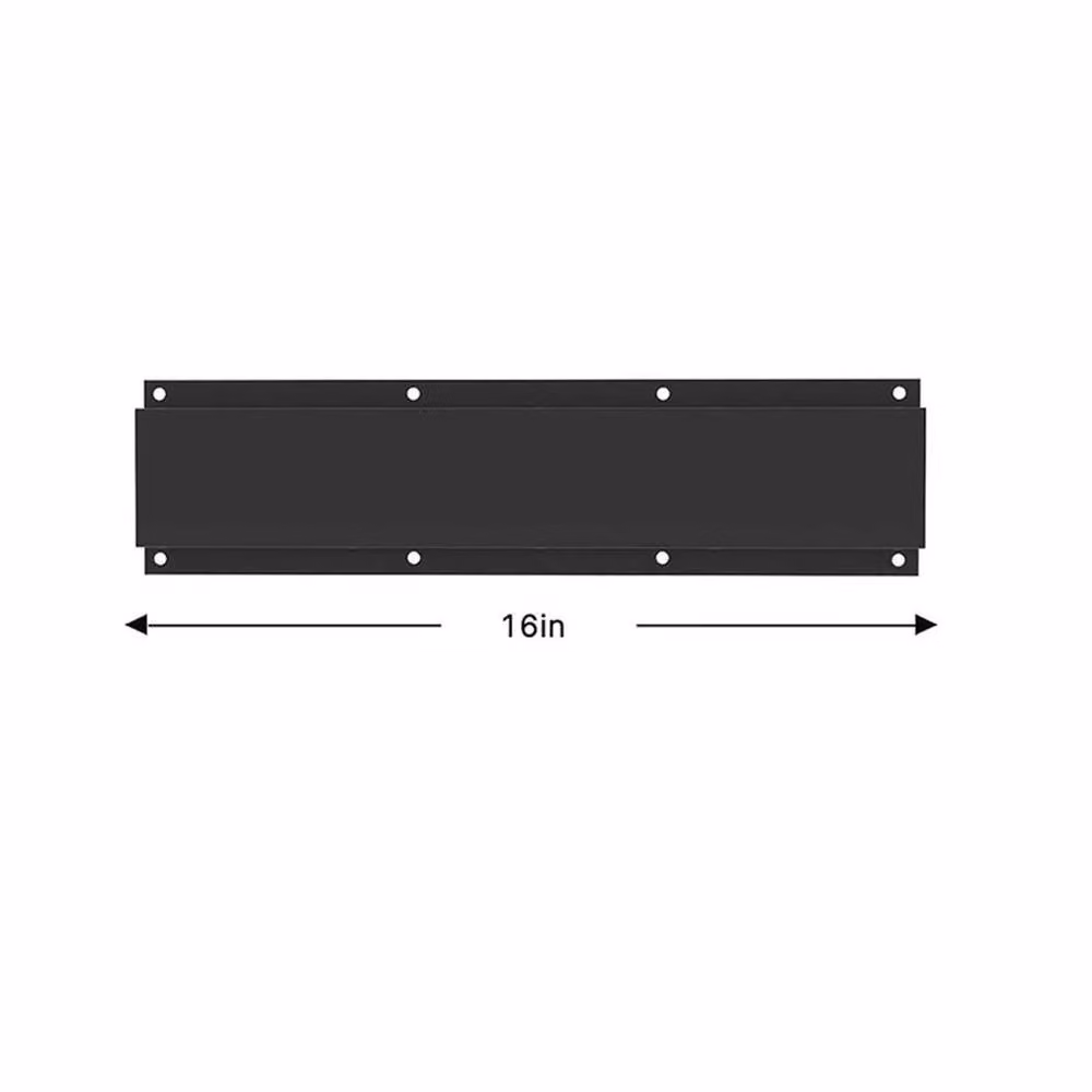 SPETLEK 2x Wall Mounted Tool Rack Organiser with Long Hooks in Black, H x W: 2000 x 1000 mm – 3