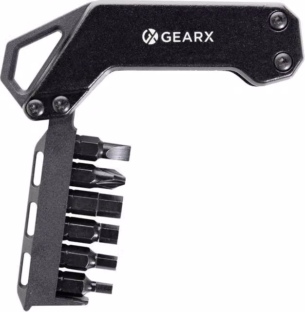 Gear X Stainless Steel Manual Screwdriver Set in Black – 1